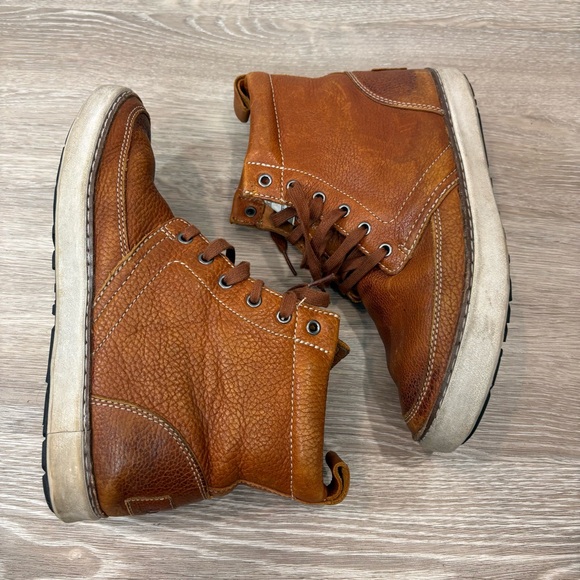 UGG Australia Brown Women's Garrin High Top Sneaker Shearling Booties 9 EU 40.5 - Picture 3 of 10